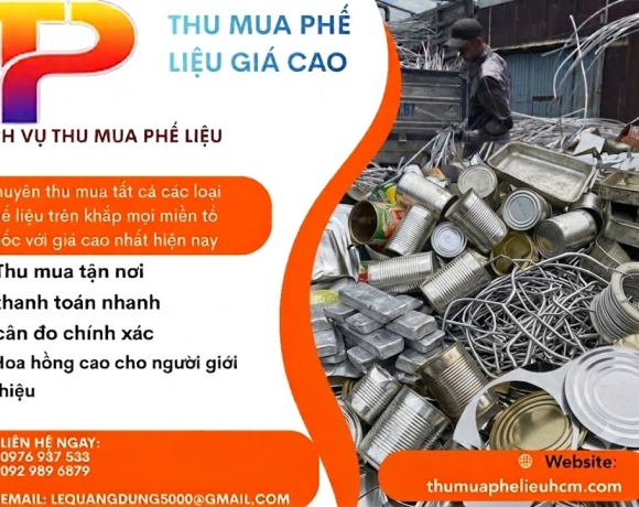 Địa Chỉ Thu Mua Phế Liệu Thiếc Uy Tín, Thanh Toán Nhanh Toàn Quốc