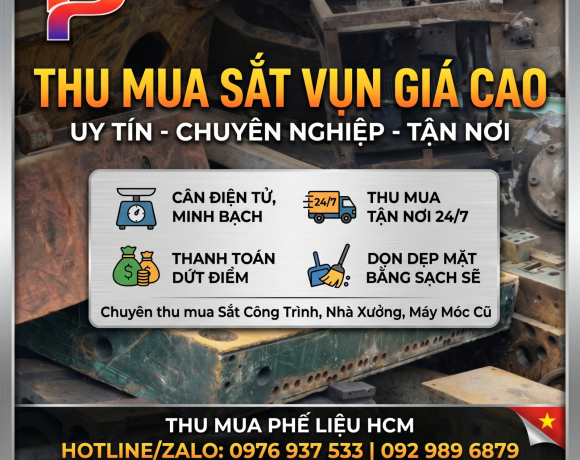 Thu Mua Sắt Vụn Giá Cao - Thu Mua Tận Nơi 24/7