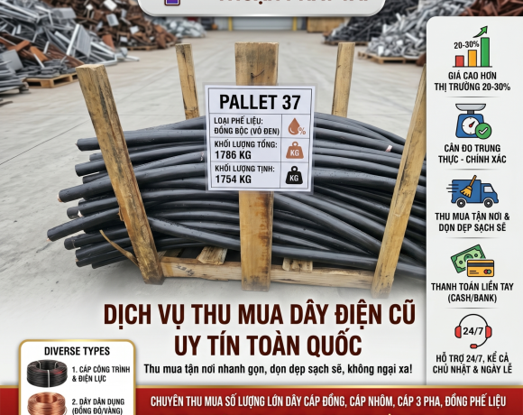 Thu Mua Dây  Điện Cũ Giá Cao Toàn Quốc - Thu Mua Tận Nơi