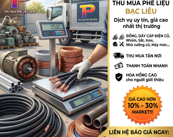 Thu Mua Phế Liệu Bạc Liêu Giá Cao - Tận Nơi, Hoa Hồng Cao
